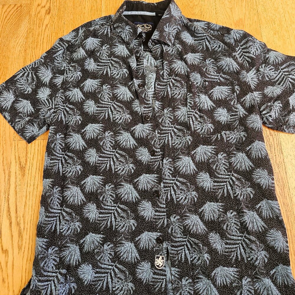 Nat Nast Silk/cotton button down shirt size M